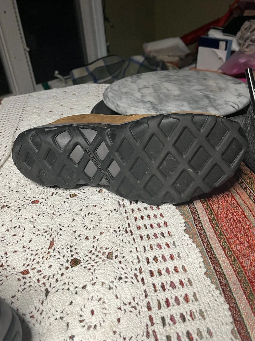 Merrell Men's Jungle Moc brown 11 Slip-On Loafers